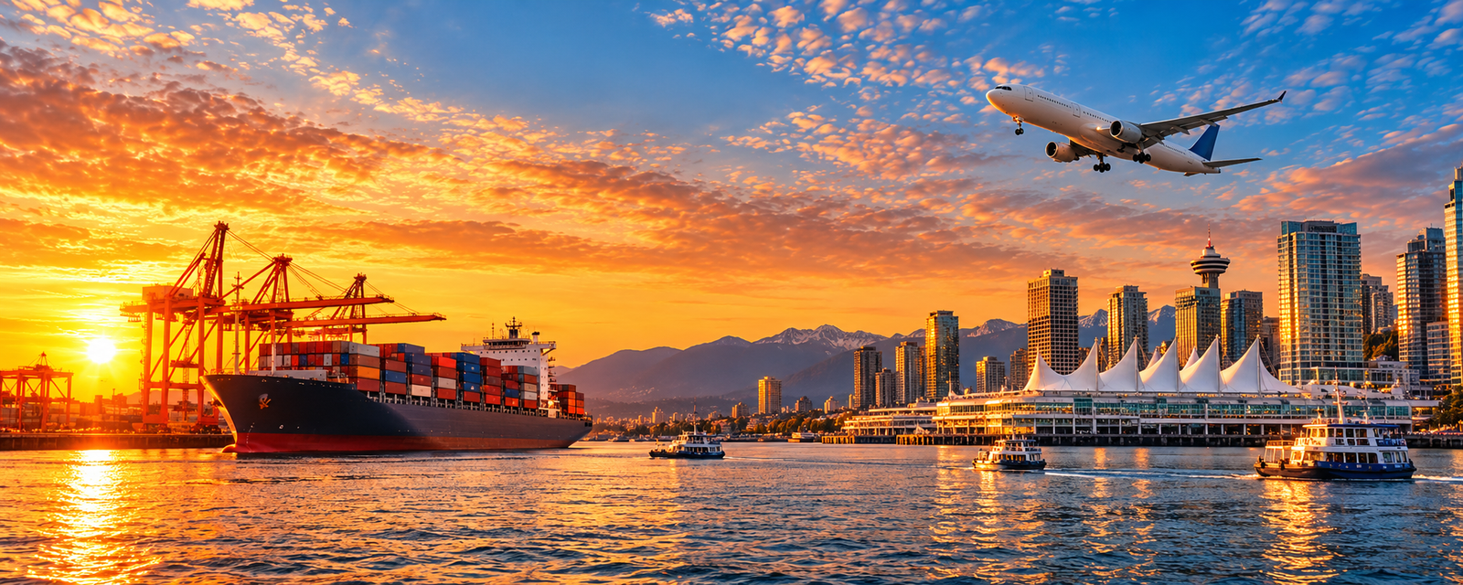Household belongings professionally packed for an international move from Dubai to Canada