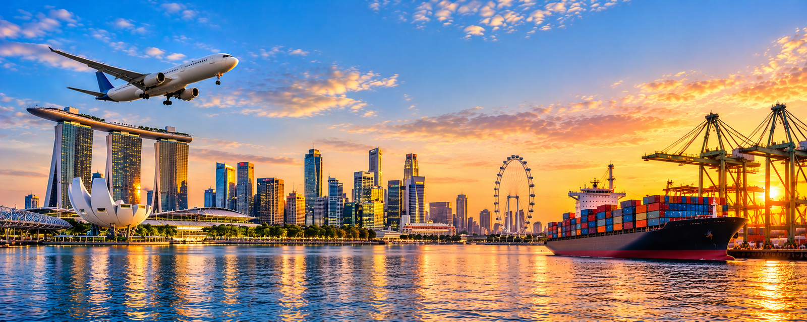 Household belongings professionally packed for an international move from Dubai to Singapore