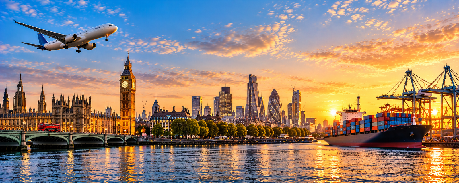 Household belongings professionally packed for an international move from Dubai to UK